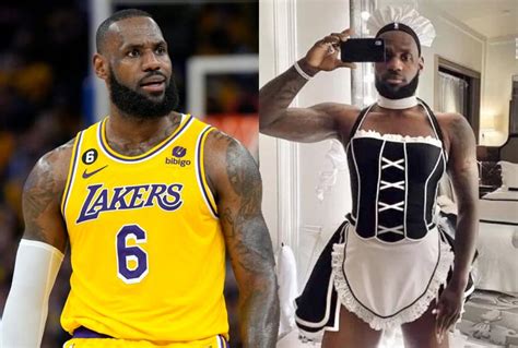 lebron maid outfit